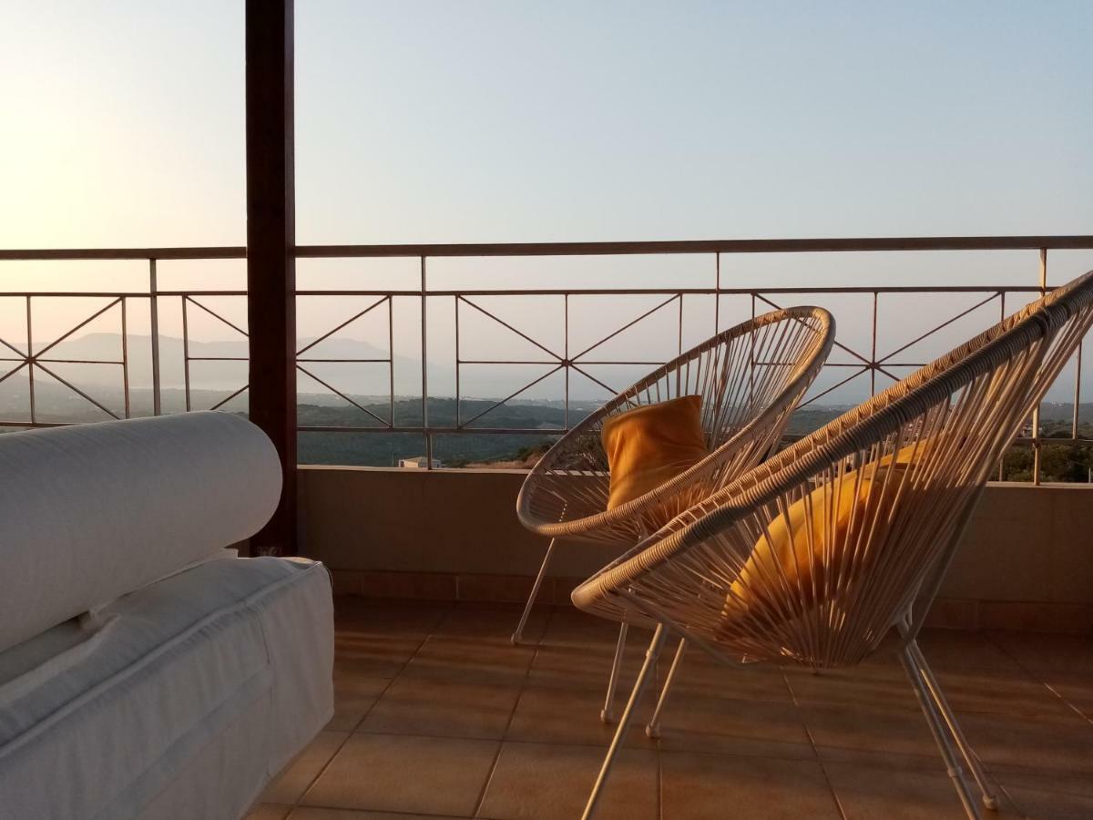 360 Panorama House - Gazing At Horizon And The Stars Of The Galaxy In The Night - Fresh Cool Breeze Most Of The Time - Just 7 Min From The Beach Kournás Zewnętrze zdjęcie