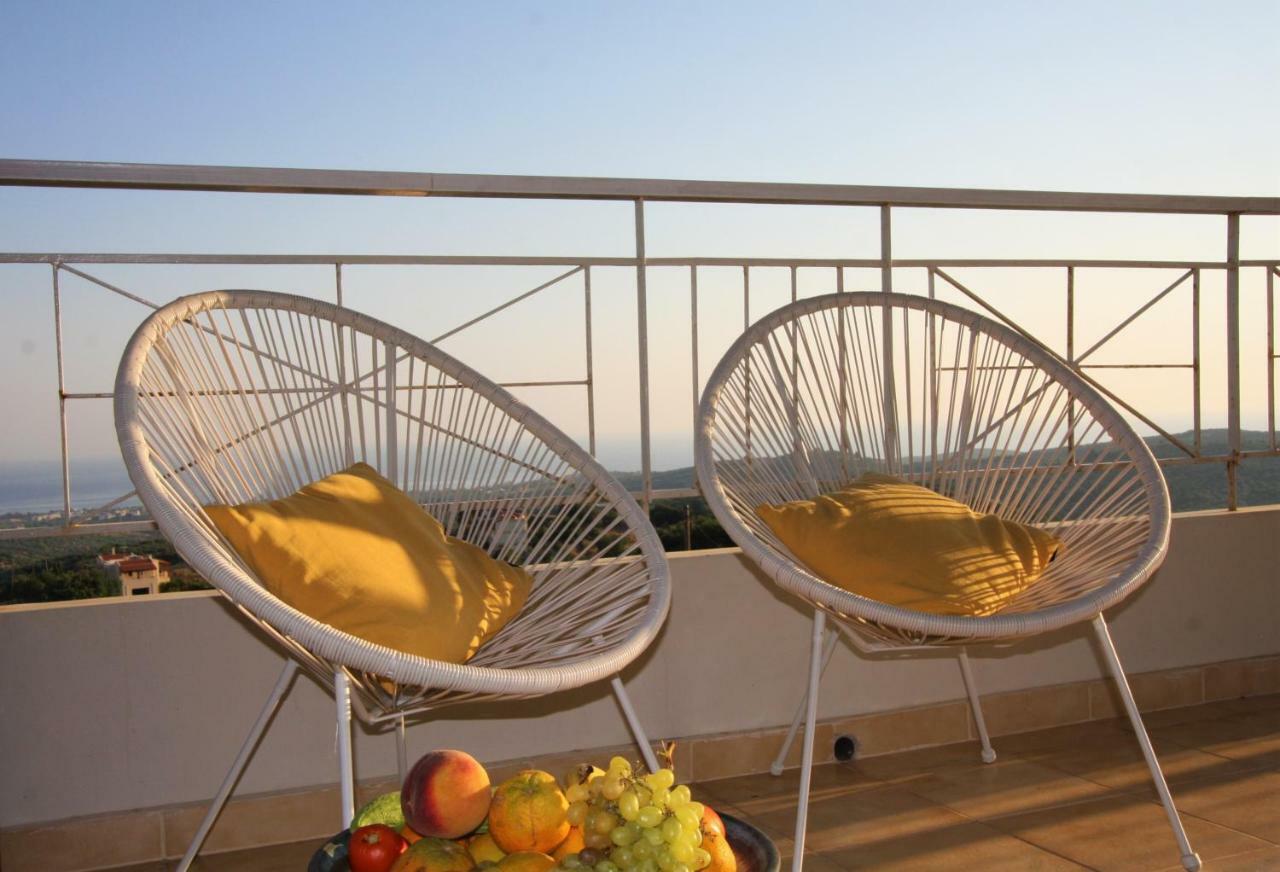 360 Panorama House - Gazing At Horizon And The Stars Of The Galaxy In The Night - Fresh Cool Breeze Most Of The Time - Just 7 Min From The Beach Kournás Zewnętrze zdjęcie